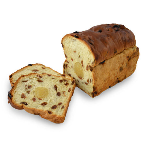 Afbeelding van Krentenbrood met spijs half