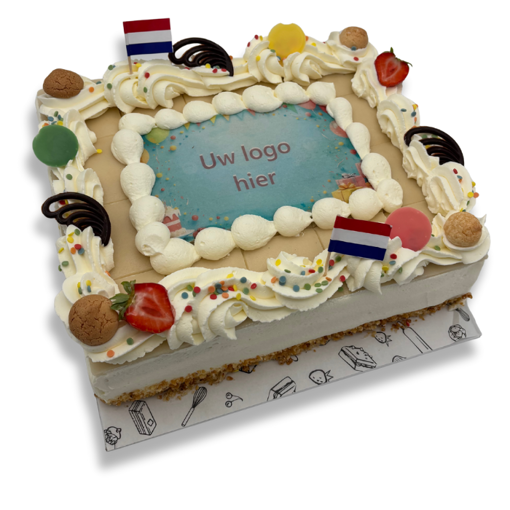 Afbeelding van Marsepein bitterkoekjes fototaart