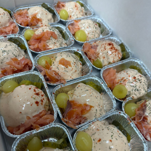 Afbeelding van 1 Bol zalm los (per 14 verpakt)